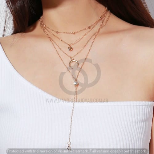 COLLAR TRIPLE BIJOU (BC002)