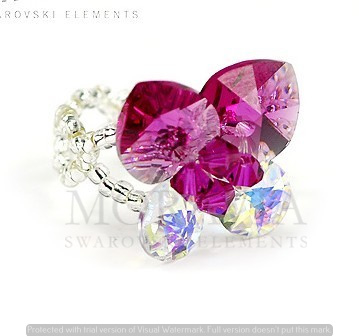 ANILLO CON  CRISTAL (MAN038)