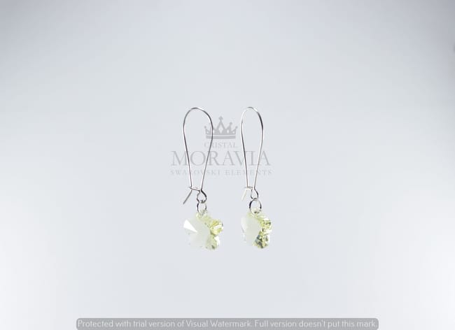 Pendiente con Cristal (MPC0254A) PLATA925