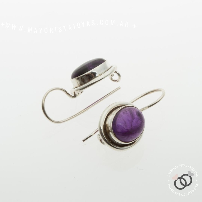 AROS DE PLATA Y PIEDRAS (PPN0182A)