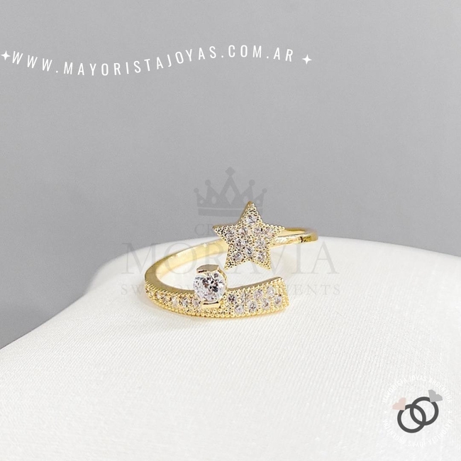 ANILLO CON  CRISTAL (MAN067D)