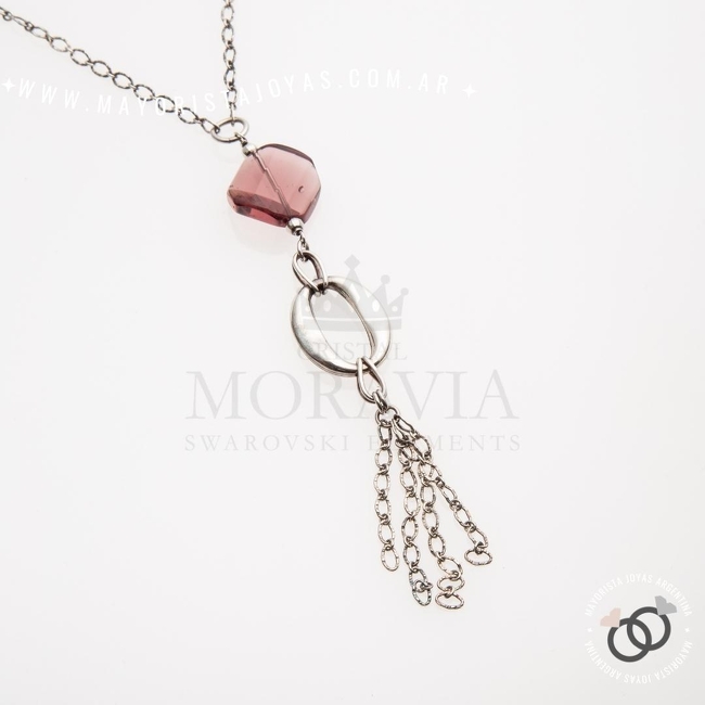 Colgante con Cristal (MCO197) PLATA 925