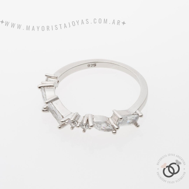 ANILLO PLATA Y CUBIC (PAC0084)