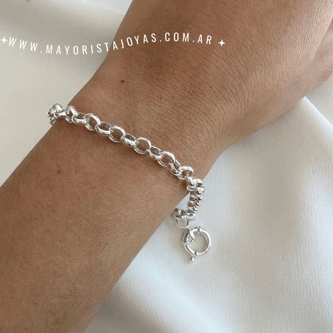 PULSERA PLATA LISA (PBL0127)