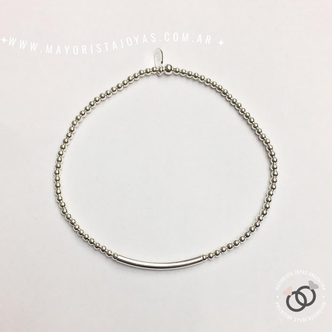 PULSERA PLATA LISA (PBL0192)