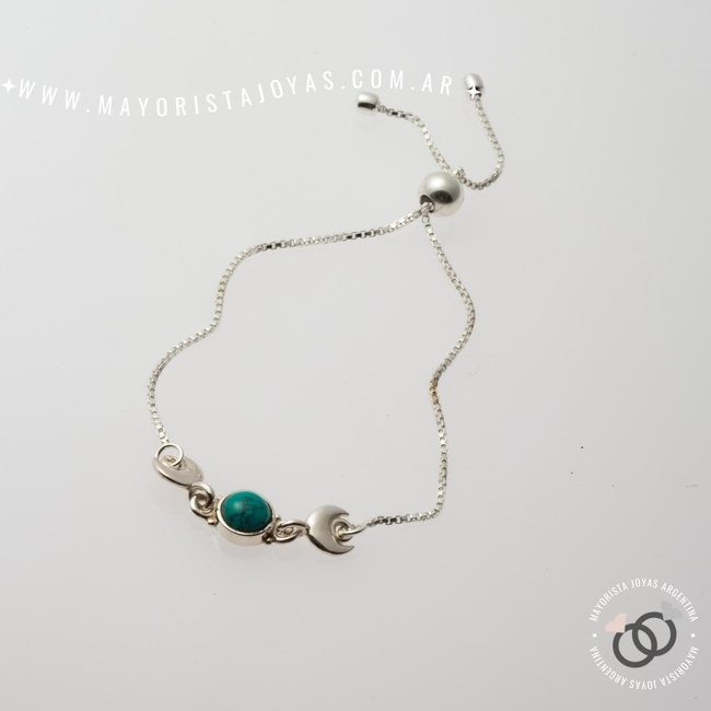 PULSERA PLATA PIEDRAS NATURALES (PBN0066T)