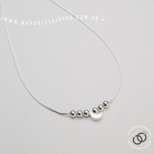 COLLAR PLATA LAMINADA (LPC0032)