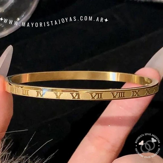 PULSERA DE ACERO RIGIDA (BAR0055)