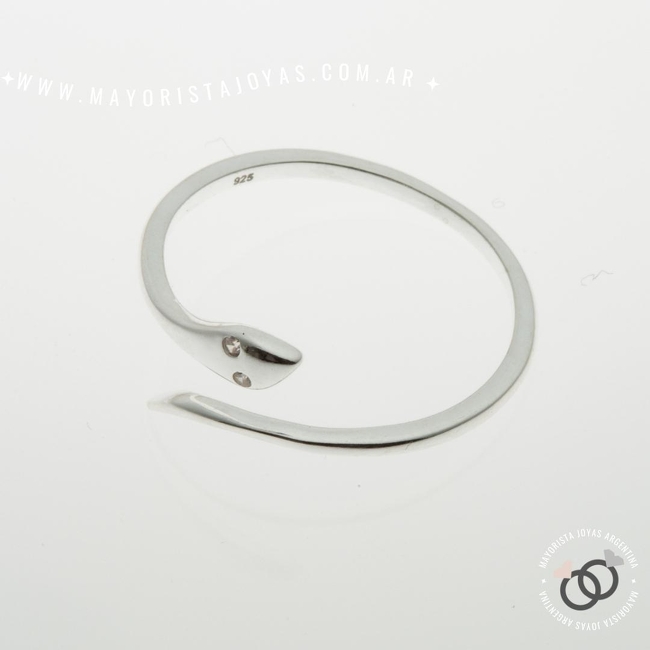 ANILLO PLATA Y CUBIC (PAC0321)