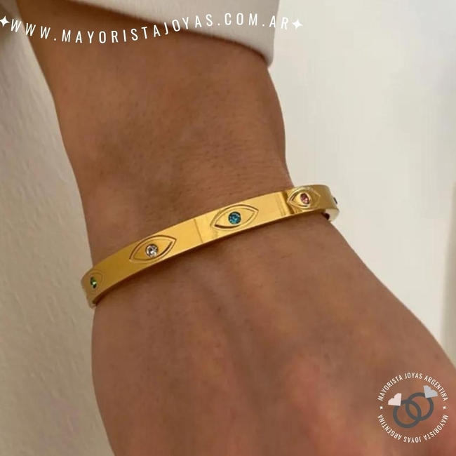 PULSERA DE ACERO RIGIDA (BAR0063)