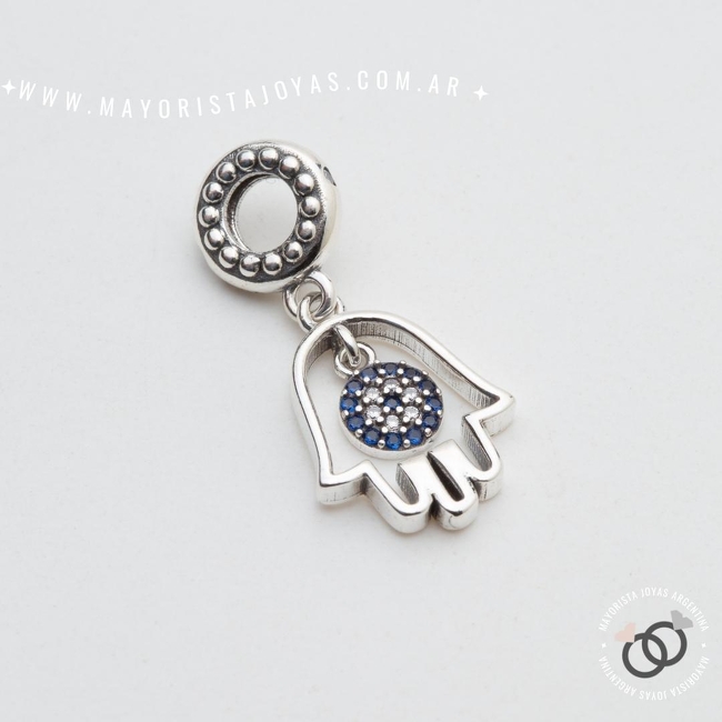 CHARM PLATA Y CUBIC PARA PANDORA (PP0058)
