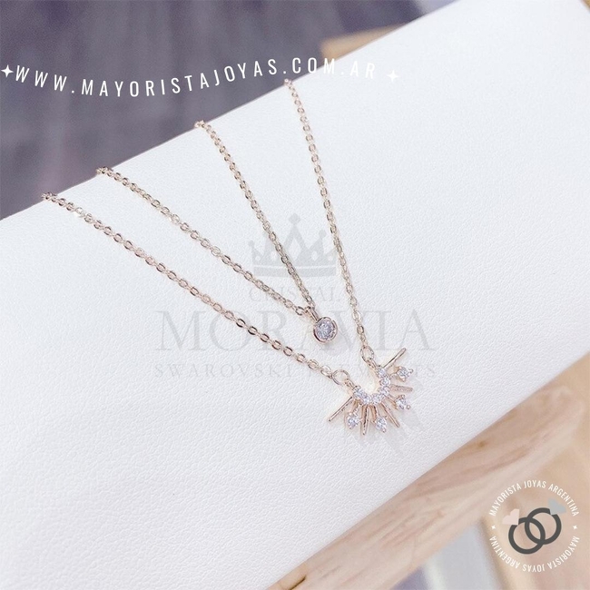 Colgante con Cristal (MCO007R)