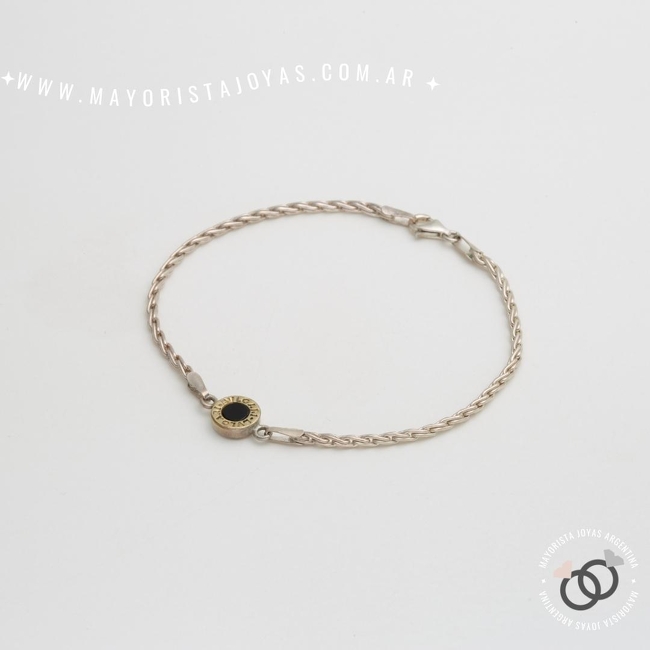 PULSERA PLATA Y ORO (PPO0111)