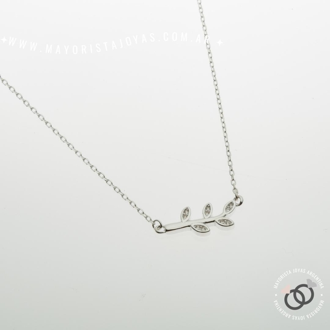 COLLAR PLATA Y CUBIC (PCC104)