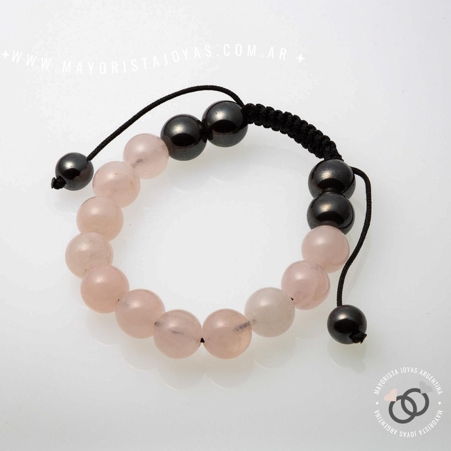 PULSERA CON CRISTALES Y ASTERISMOS (BAP090)