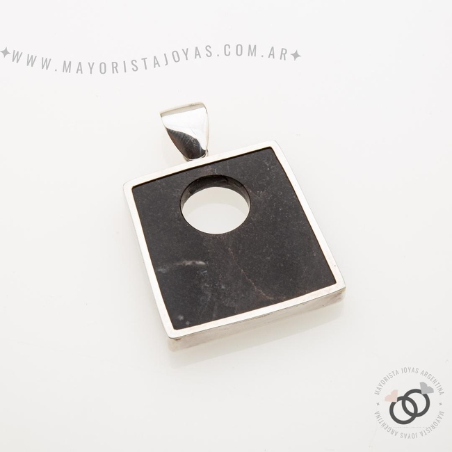 DIJE PLATA Y PIEDRA (PPD210)