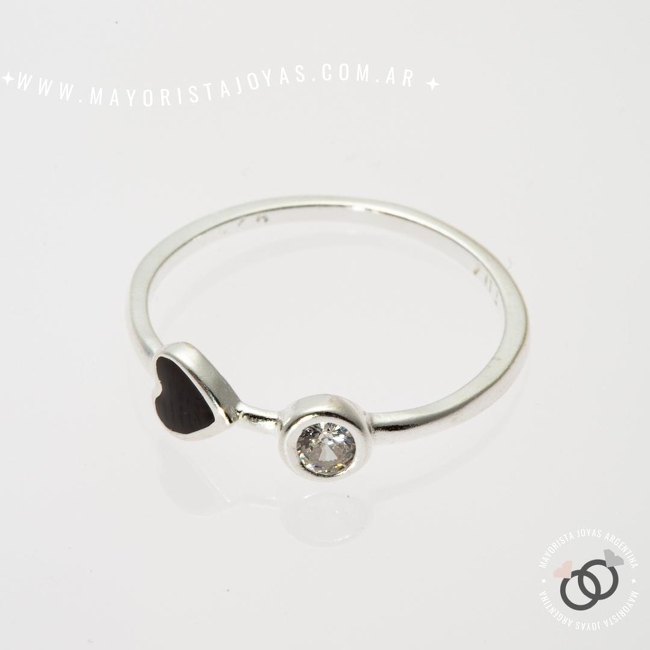 ANILLO PLATA Y CUBIC (PAC0293)