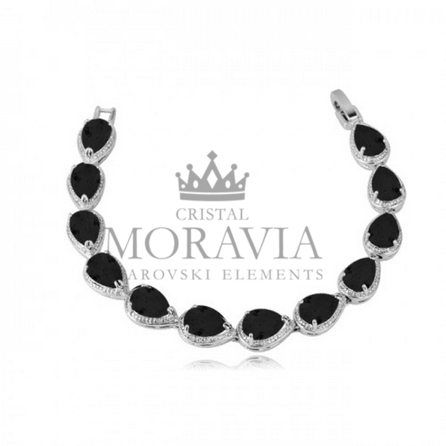 Pulsera con Cristal (MPU0035N)