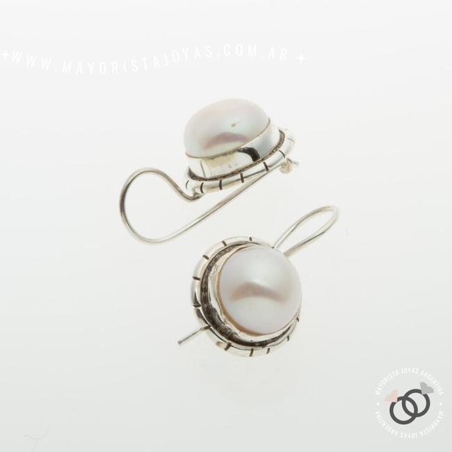 AROS DE PLATA Y PIEDRAS (PPN0180P)