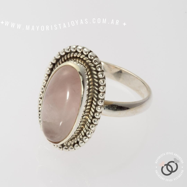 ANILLO PLATA Y PIEDRA (PAP312C)