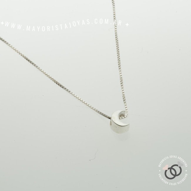 COLLAR PLATA LISA (PCL103)
