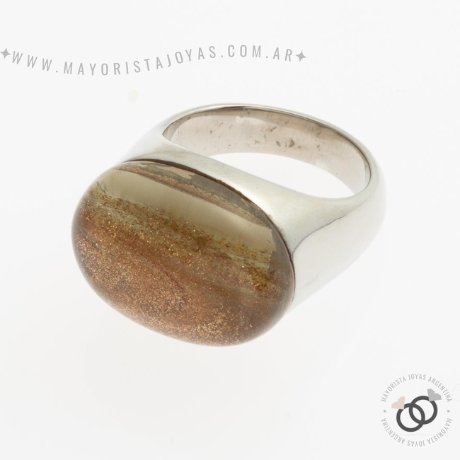 ANILLO ACERO CON PIEDRA (AAP065)