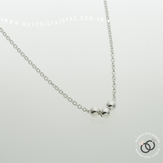 COLLAR PLATA LISA (PCL108)
