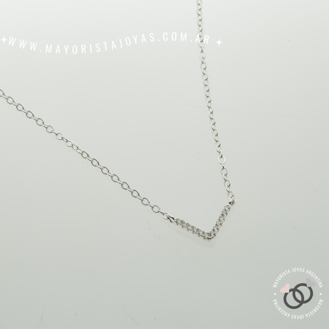 COLLAR PLATA Y CUBIC (PCC101)