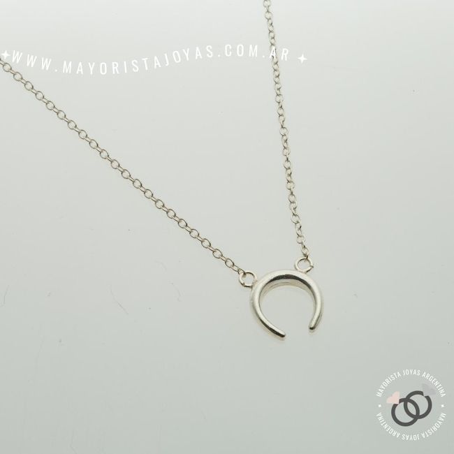 COLLAR PLATA LISA (PCL097)