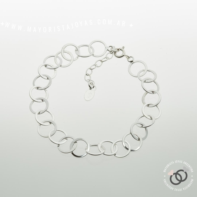 PULSERA PLATA LISA (PBL0202)