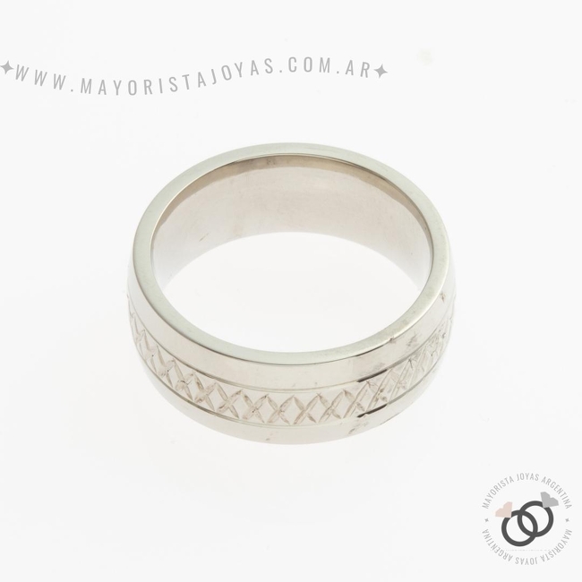ANILLO ACERO LISO (AAL086)