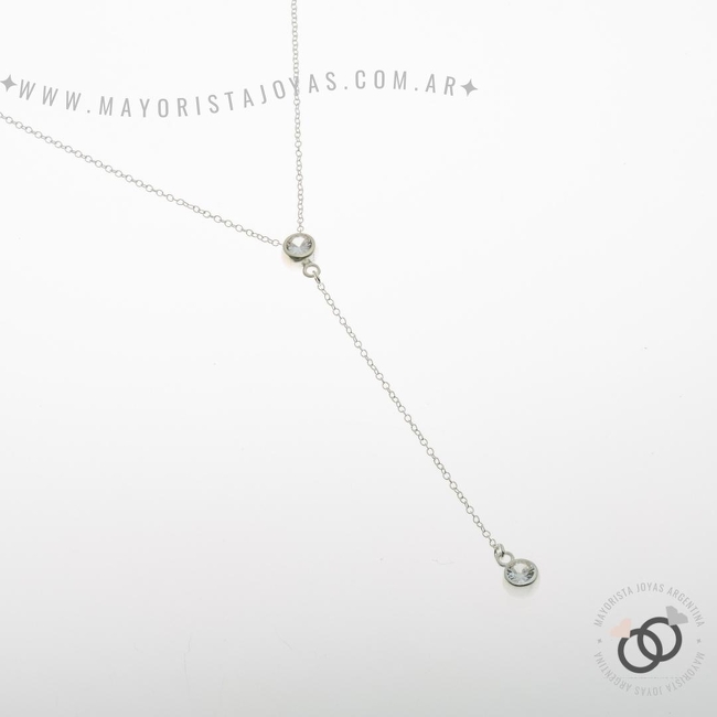 COLLAR PLATA Y CUBIC (PCC110)
