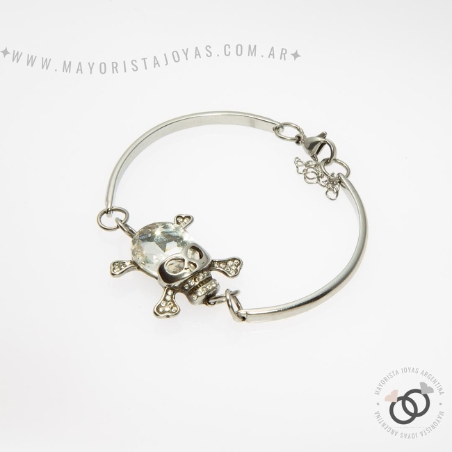 PULSERA ACERO Y ASTERISMO (BAP074)