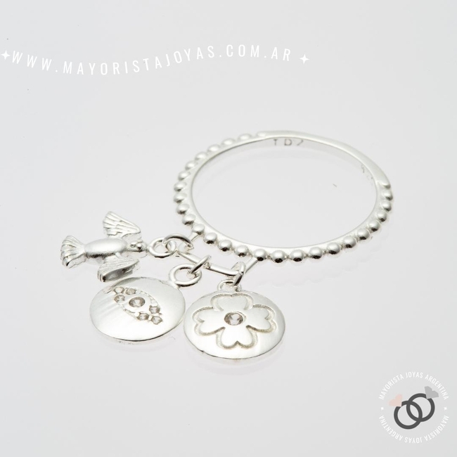 ANILLO PLATA Y CUBIC (PAC0308)