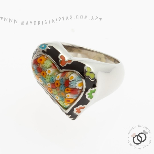 ANILLOS DE ACERO Y PIEDRA (AAP095)