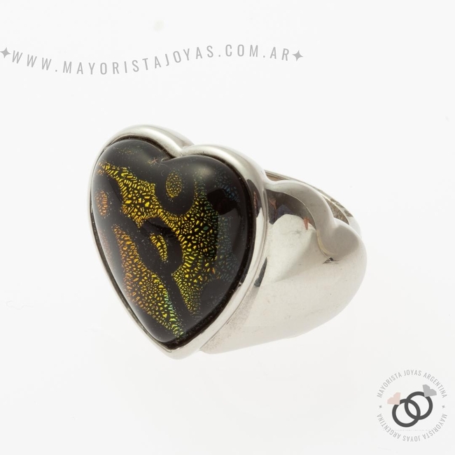 ANILLOS DE ACERO Y PIEDRA (AAP111)