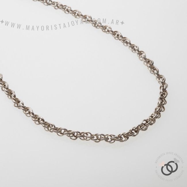 CADENA PLATA ROLÓ 45CM (PCI0055)