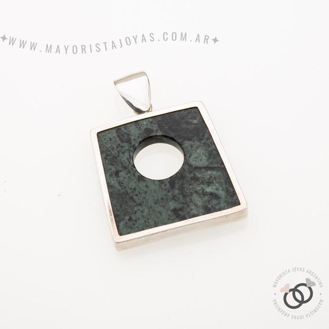 DIJE PLATA Y PIEDRA (PPD209)