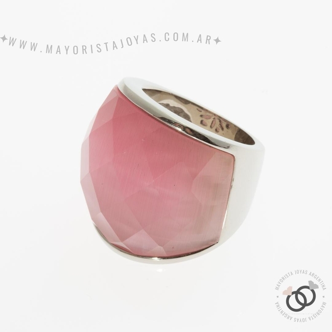 ANILLOS DE ACERO Y PIEDRA (AAP088)