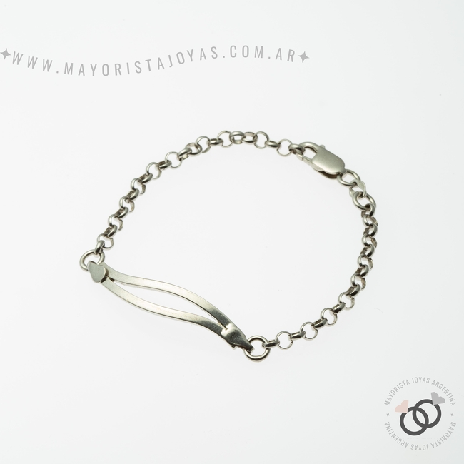 PULSERA PLATA LISA (PBL0226)