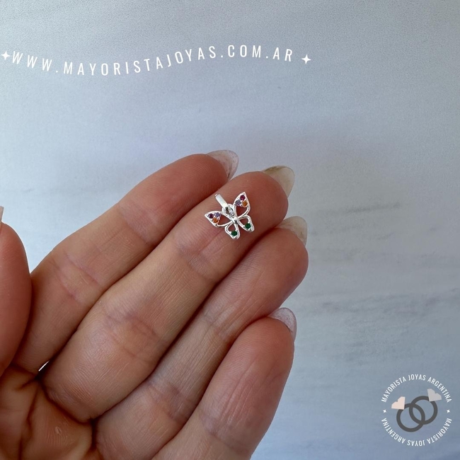 DIJE PLATA Y CUBIC (PDC0162)