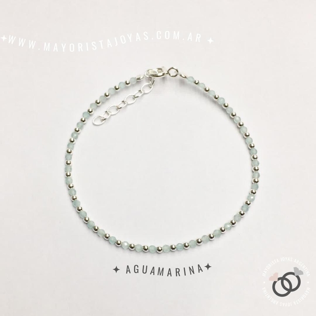 PULSERA PLATA PIEDRAS NATURALES (PBN080)