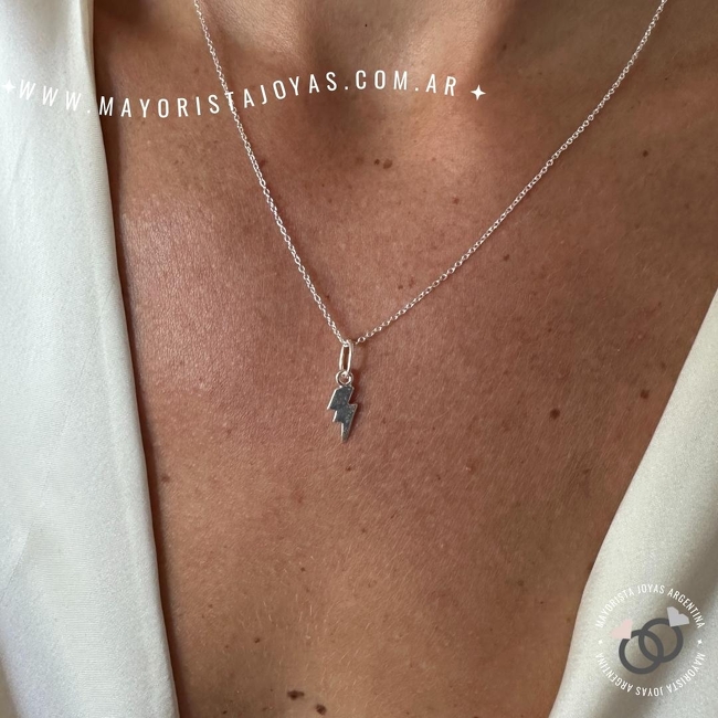 COLLAR PLATA LISA (PCL0118)