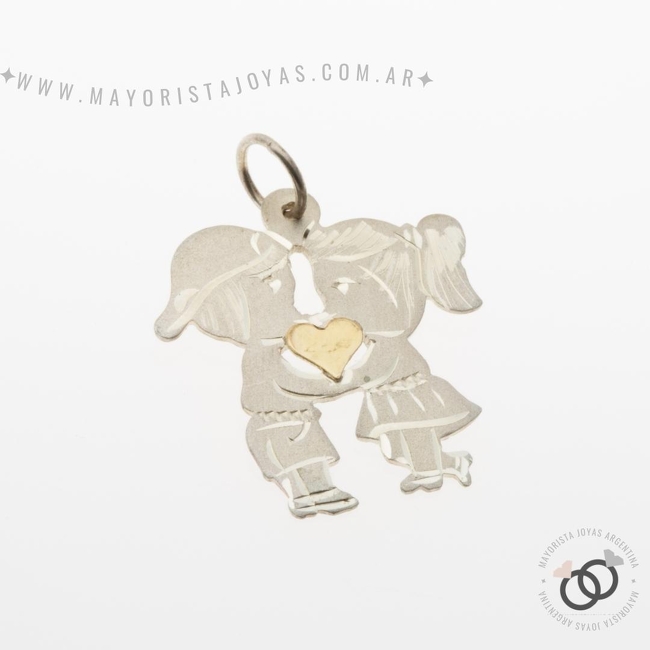 DIJE PLATA Y ORO (POD171)