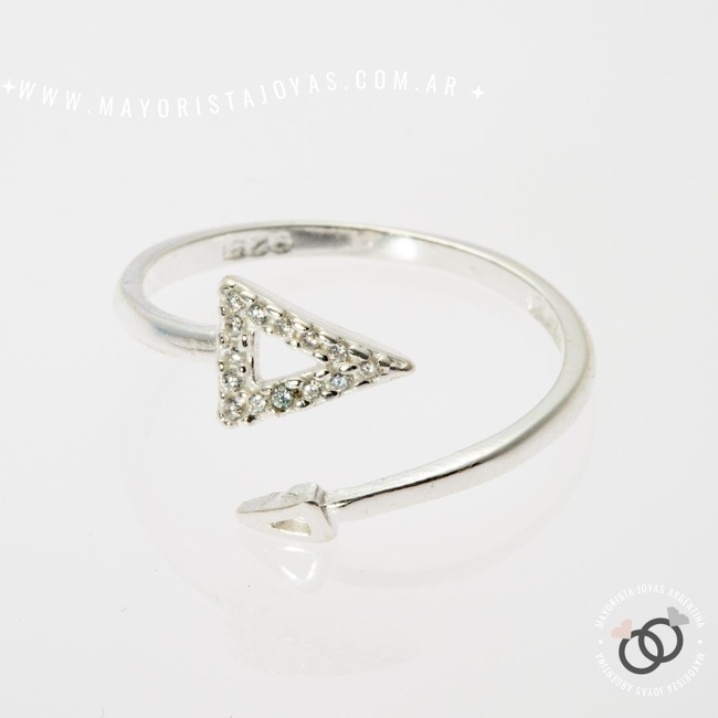 ANILLO PLATA Y CUBIC (PAC0302)