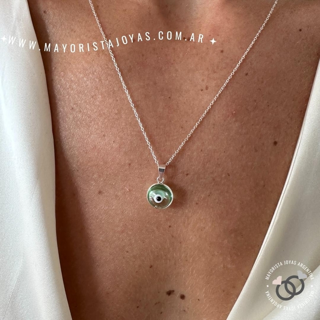 COLLAR PLATA Y CUBIC (PCC0128)