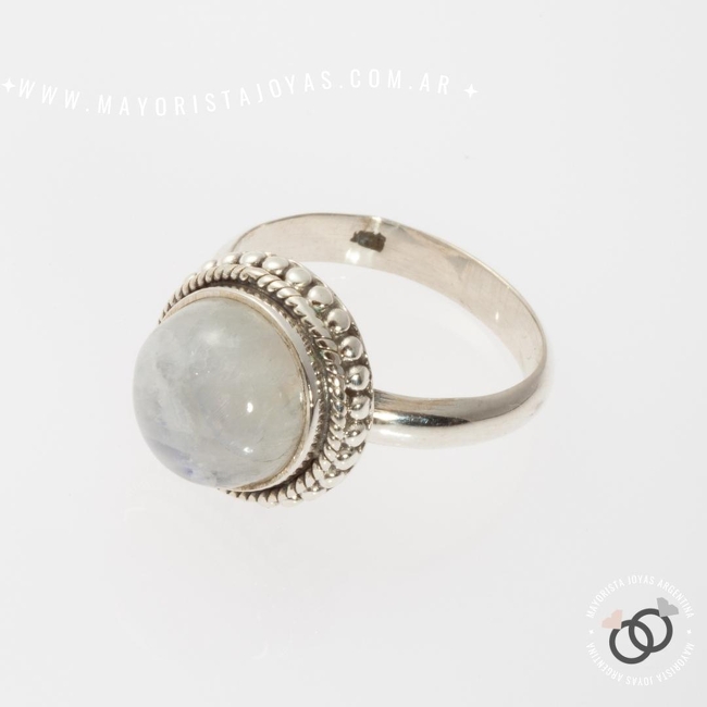 ANILLO PLATA Y PIEDRA (PAP311L)