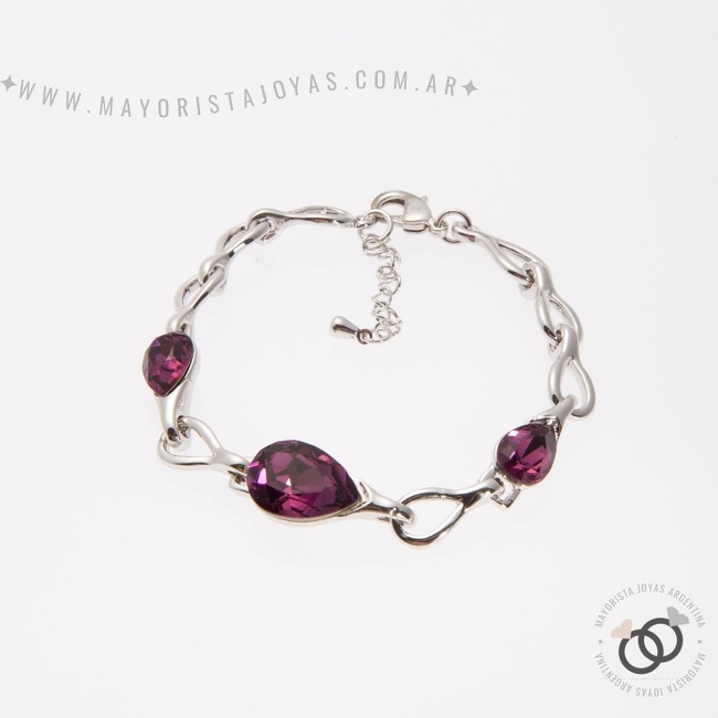 Pulsera con Cristal (MPU0181V)
