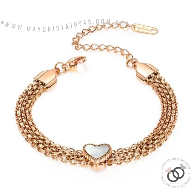 PULSERA ACERO Y ASTERISMO (BAP0098)