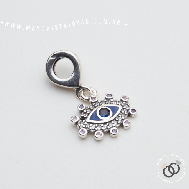 CHARM PLATA Y CUBIC PARA PANDORA (PP0070)